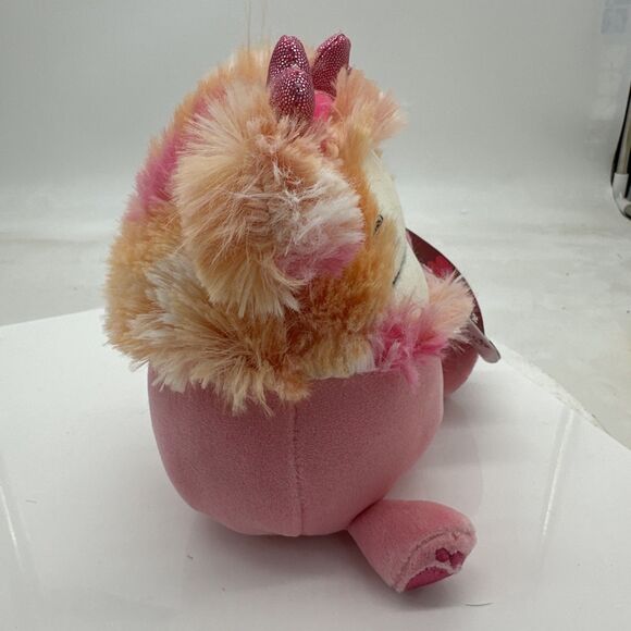 Squishmallows - Caparinne the Pink Bigfoot w/ Heart Headband - 5” Plush - New - Picture 4 of 6